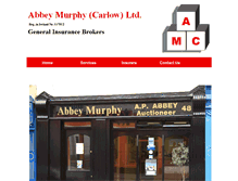 Tablet Screenshot of abbeymurphy.com